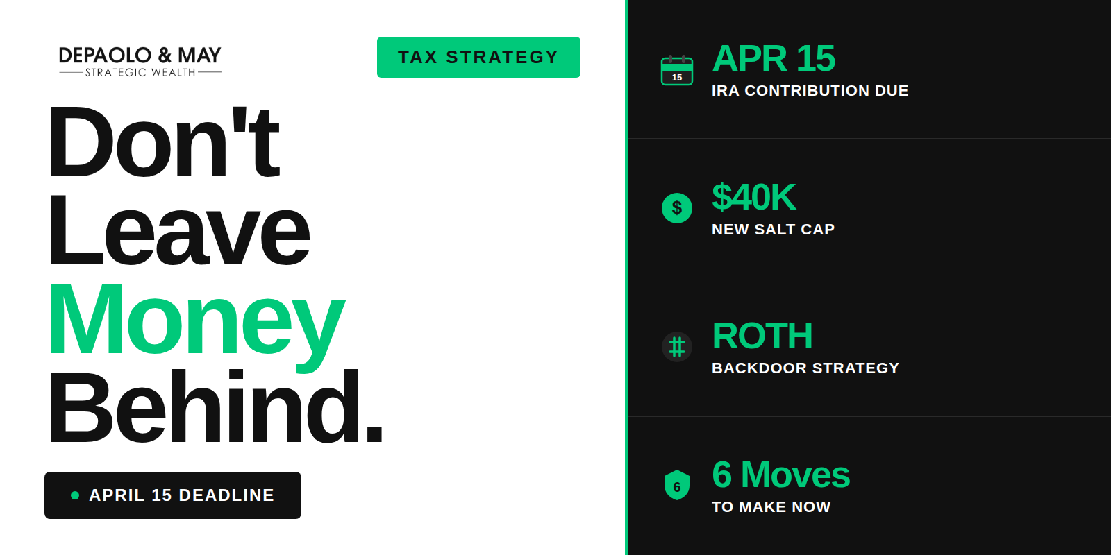 Image: Last-Minute Tax Moves to Make Before April 15